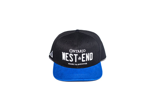 Registration West End Snapback [Black/Blue]