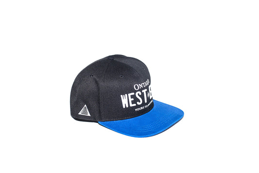 Registration West End Snapback [Black/Blue]