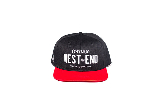 Registration West End Snapback [Black/Red]