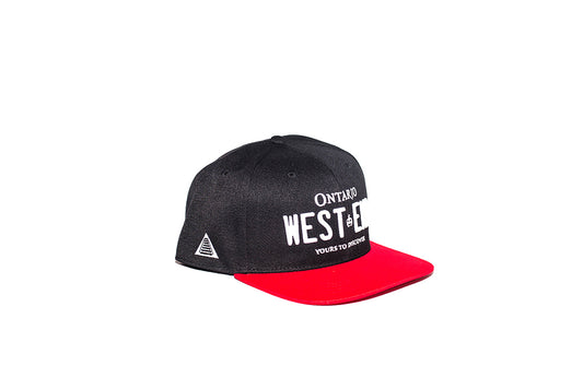 Registration West End Snapback [Black/Red]